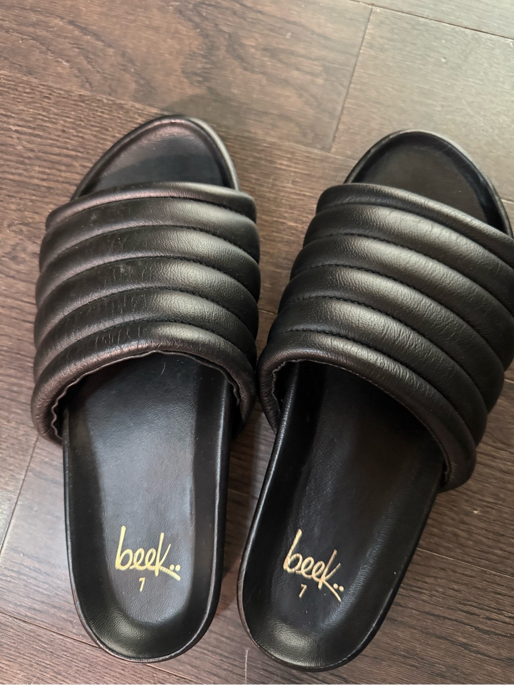 Beek leather sandals. Size 7